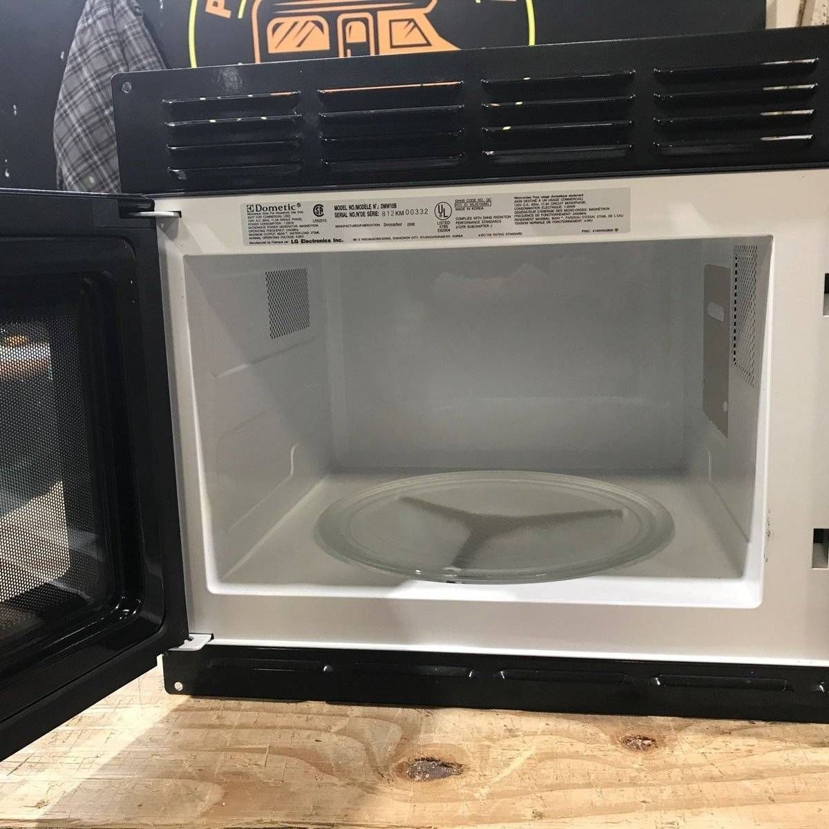 Used Dometic RV Microwave DMW10B - 20.875" x 11.5" x 14.875" - Young Farts RV Parts