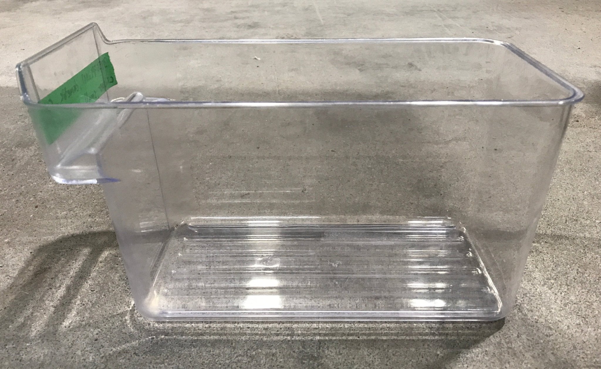 Used Dometic Small Crisper Bin, Clear - 3850992011 - Young Farts RV Parts