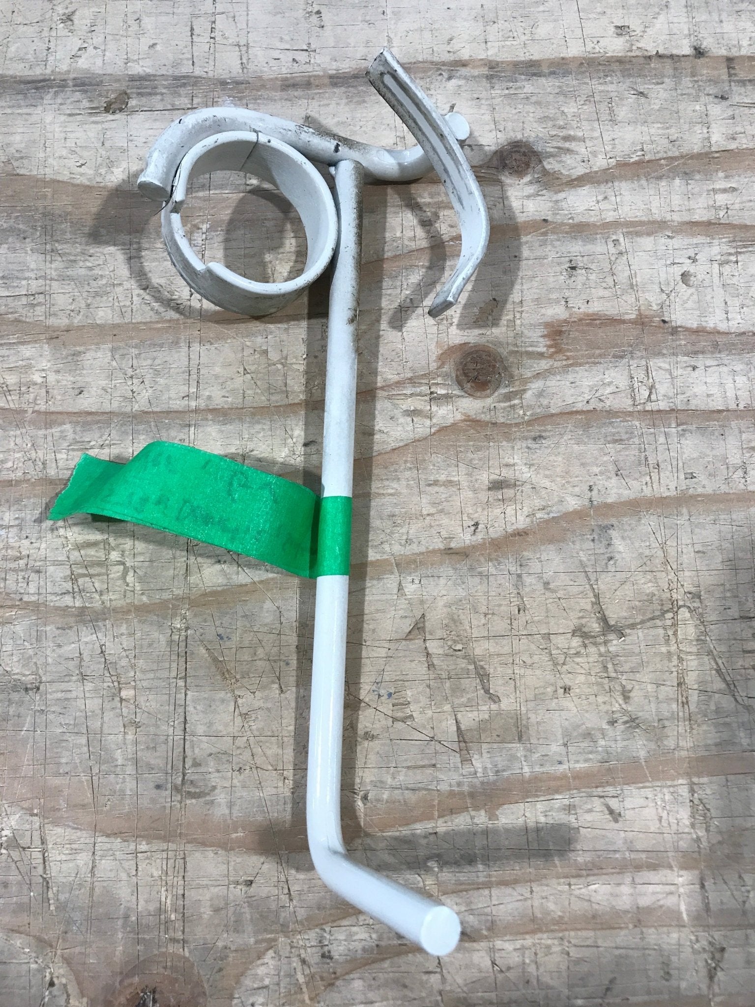 Used Dometic Toilet Flush Lever, White - 385310578 - Young Farts RV Parts