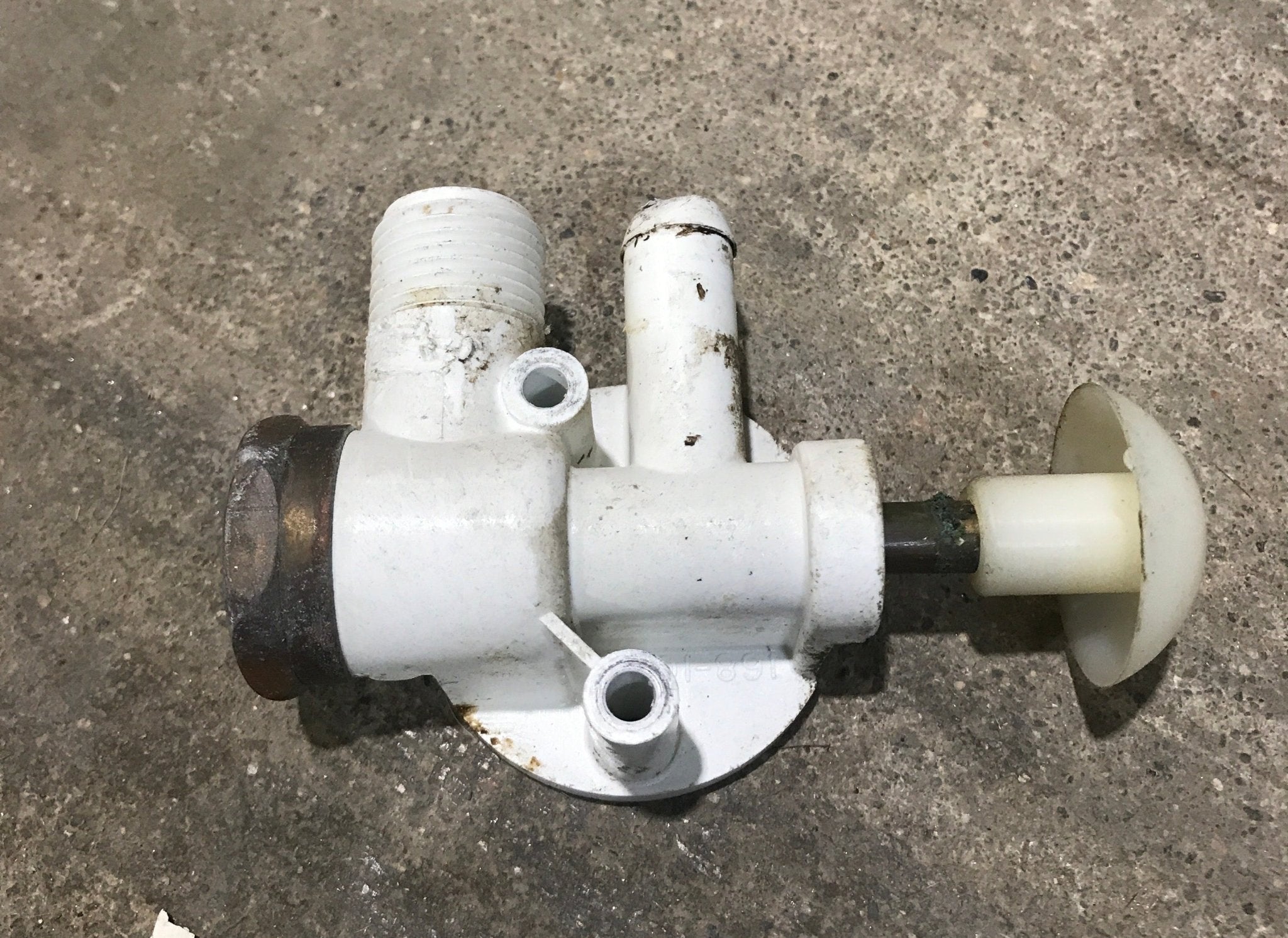 Used Dometic Toilet Water Valve - 385314349 - Young Farts RV Parts