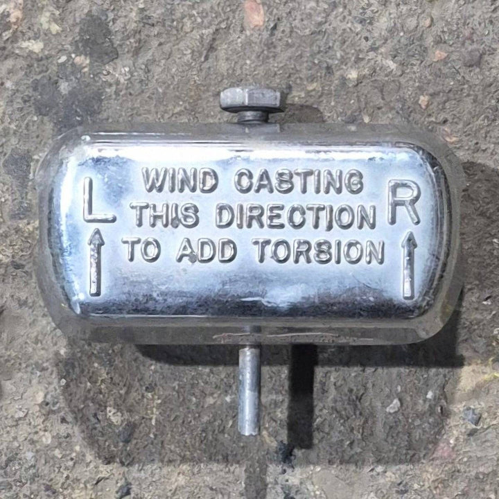 Used Dometic Torsion Assembly End Cap/ Casting, Chrome, Right / Left Hand - 730019.001 - Young Farts RV Parts