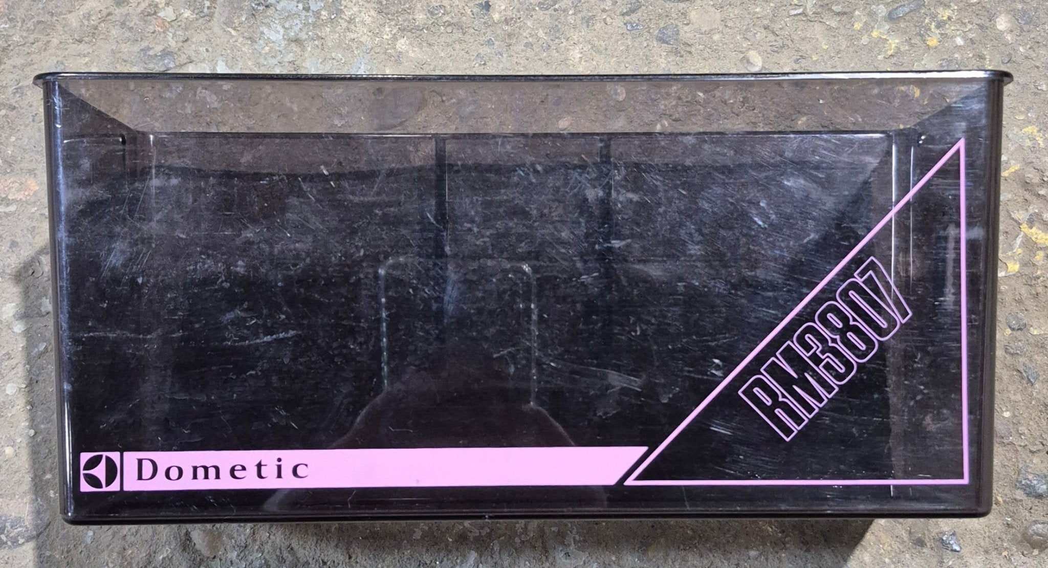 Used Dometic Upper Freezer Door Ice Box 2930536020 - Young Farts RV Parts