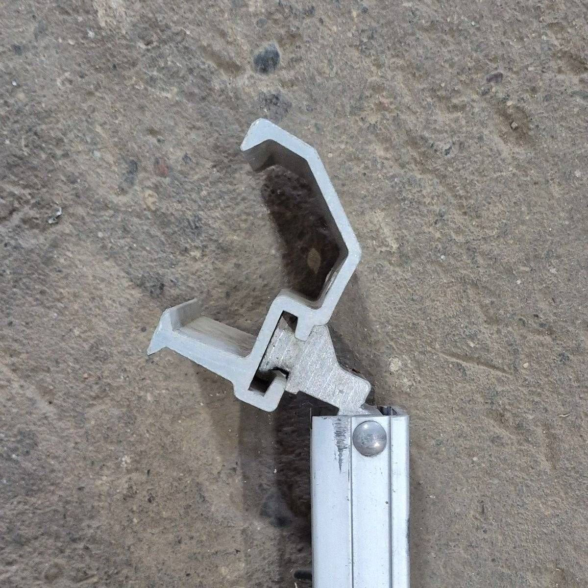 Used Dometic Upper Rafter Arm, Silver (Satin), 59