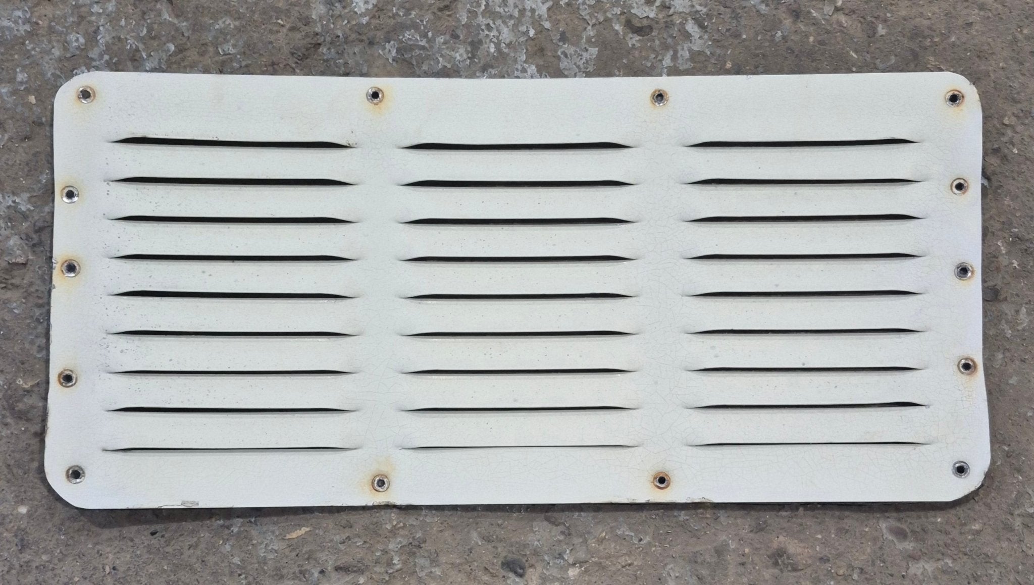 Used DOMETIC - White Upper Side Vent - NO FRAME - Young Farts RV Parts