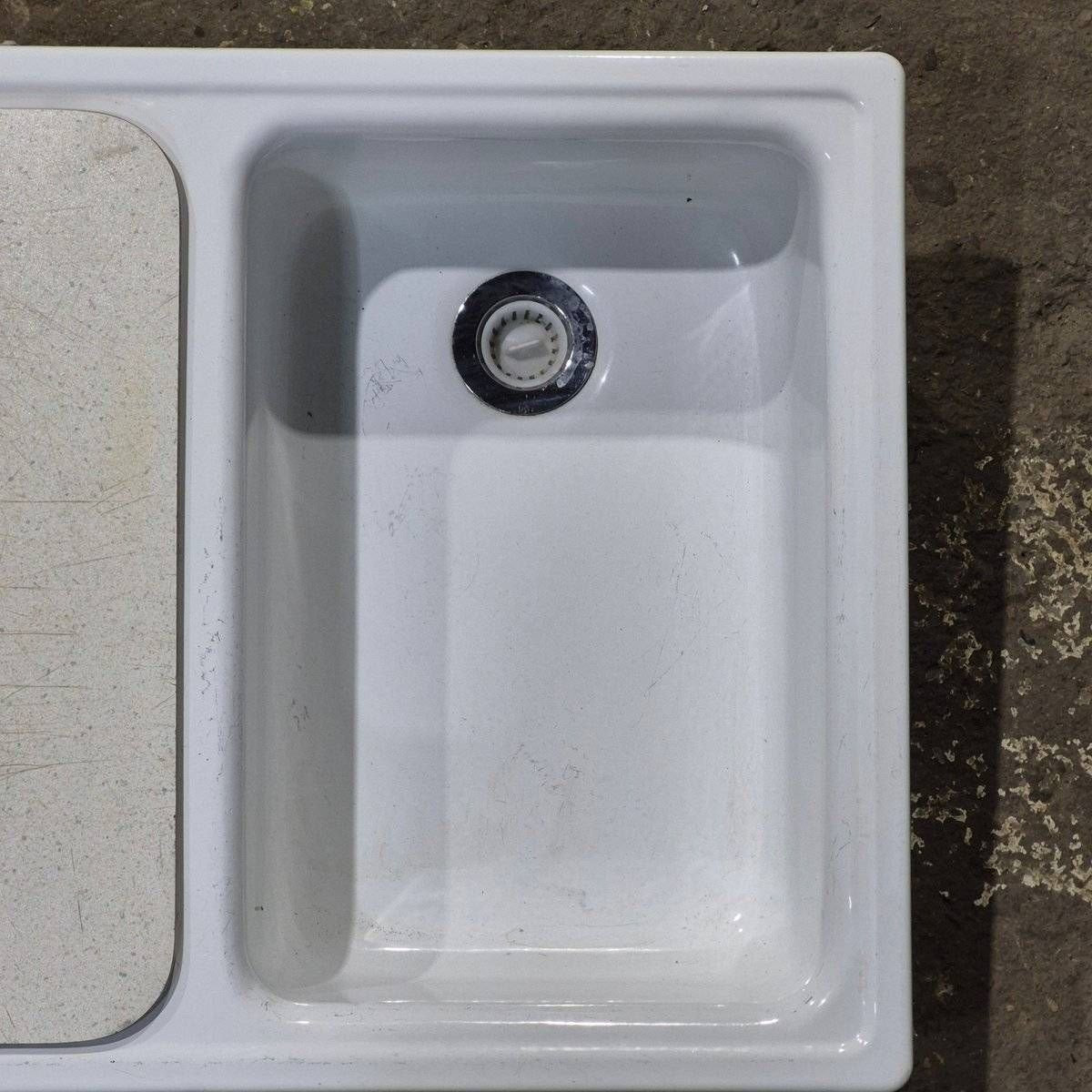 Used Double Kitchen Sink - 24.5" x 18" - Young Farts RV Parts