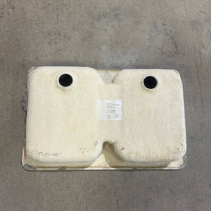 Used Double Kitchen Sink - 26.0" x 14.0" x 4.75" - Young Farts RV Parts