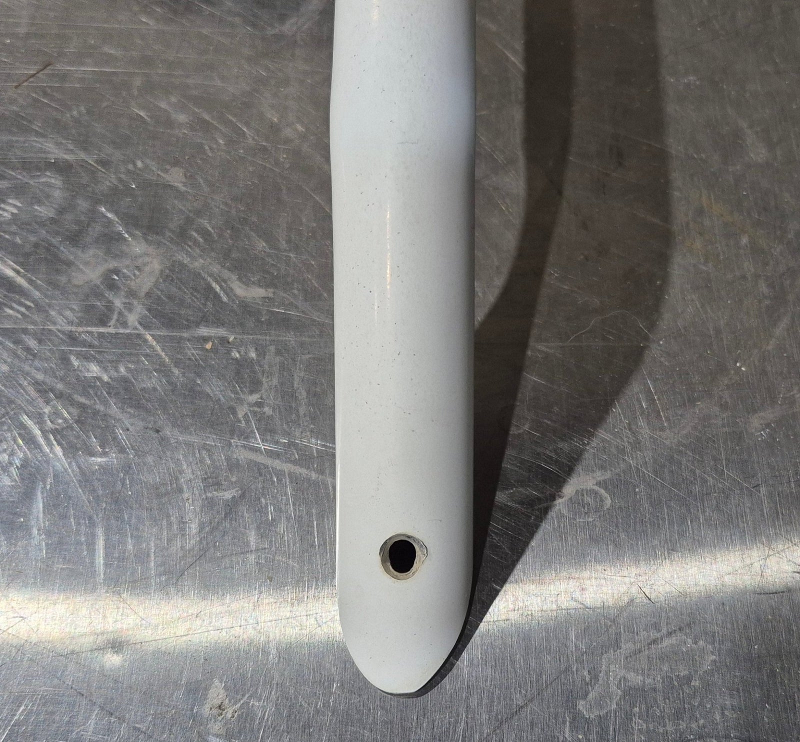 Used Entry Door Grab Handle, White - 23 3/8