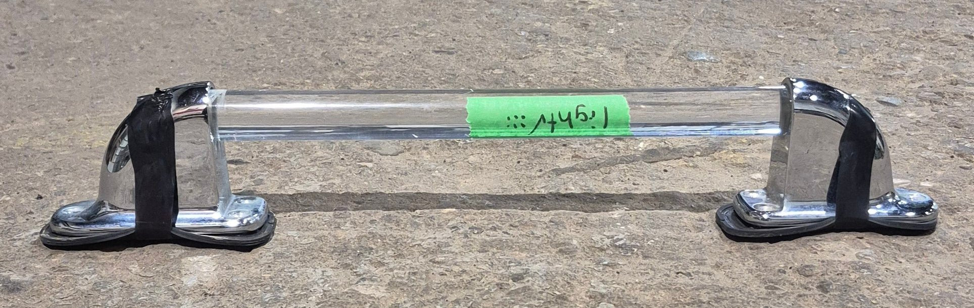 Used Entry Door Handle 17 1/8" - Chrome, Lighted - Young Farts RV Parts