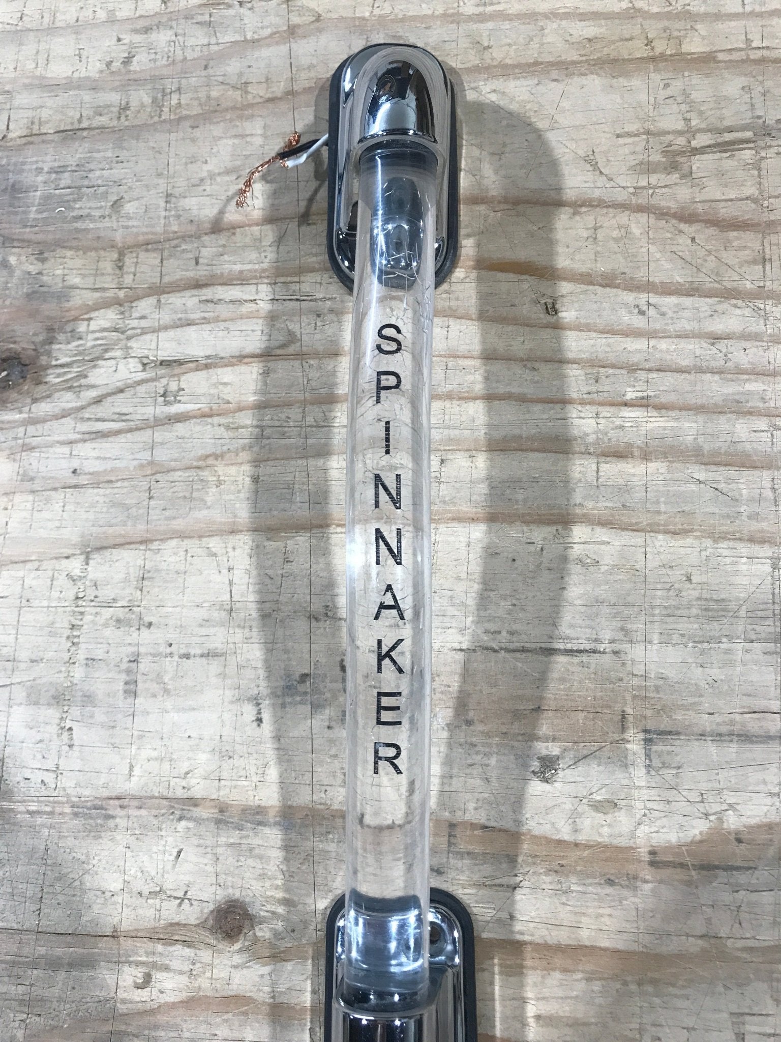 Used Entry Door Handle 21 1/4" - Chrome, Lighted - Young Farts RV Parts