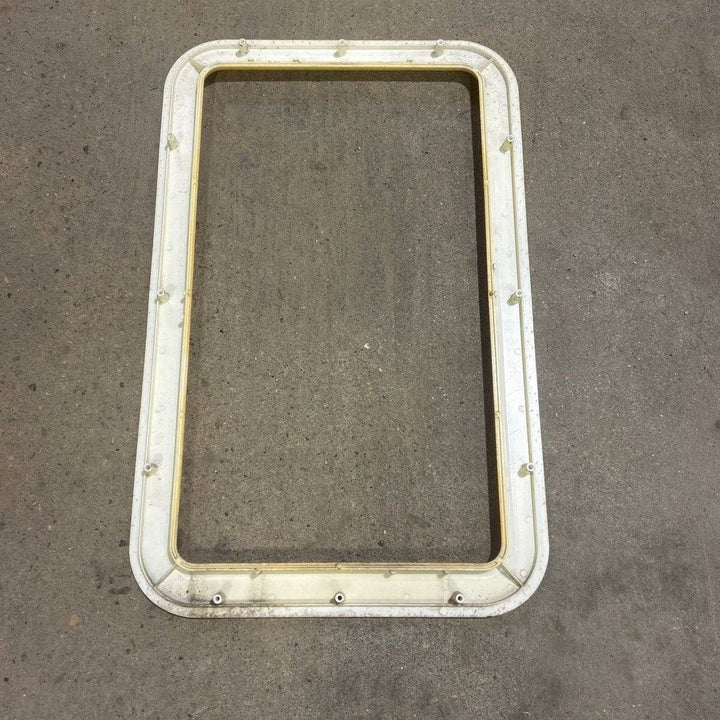 Used Entry door window Interior Frame: 24 3/4" x 15 3/4" - Young Farts RV Parts