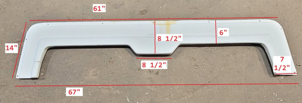 Used Fender Skirt 67" X 14" - Young Farts RV Parts