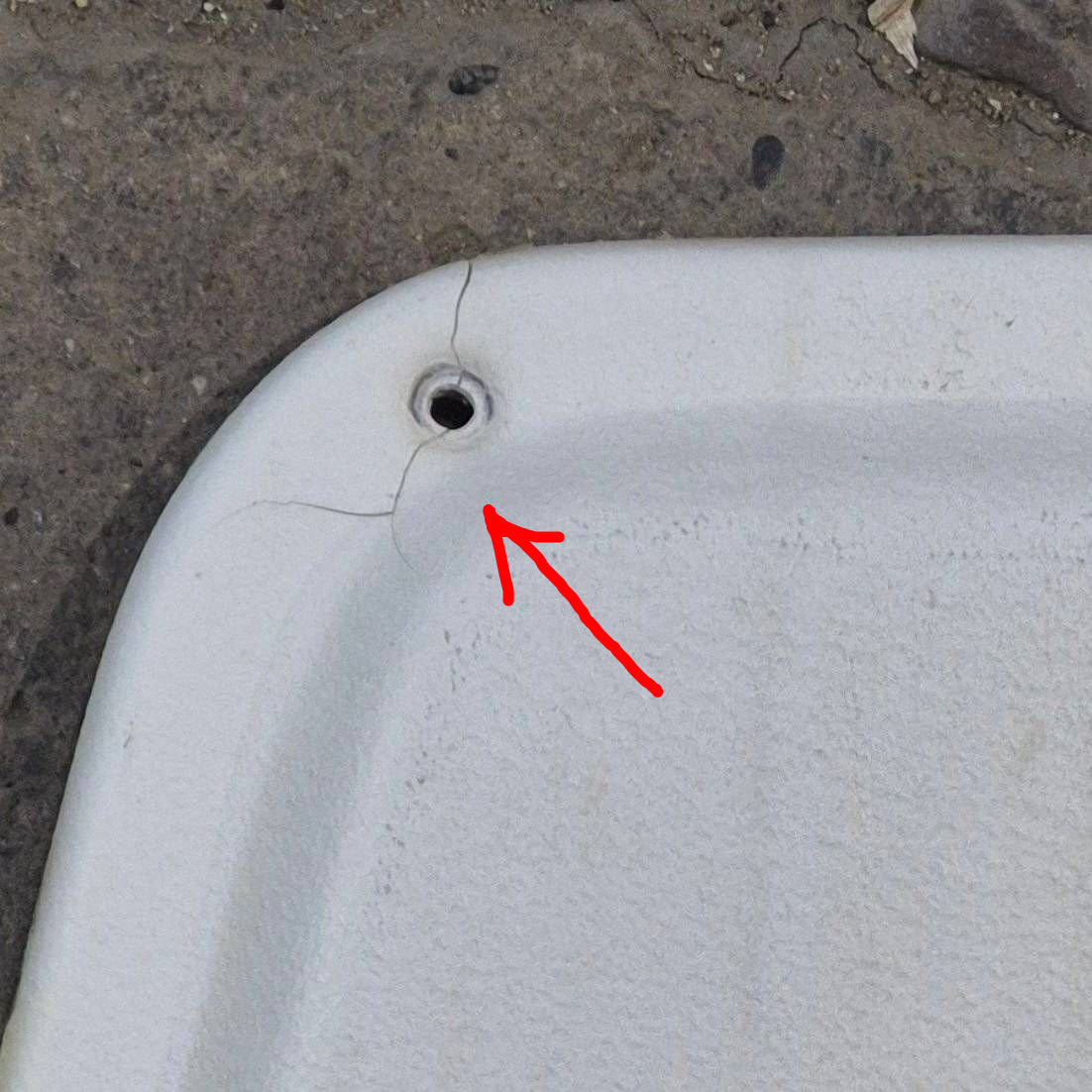 Used Fender Skirt - 67.25" x 15" - Young Farts RV Parts