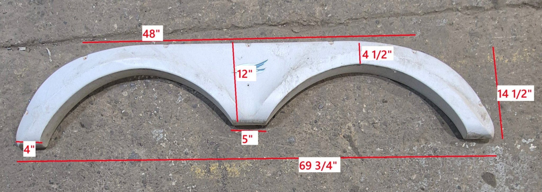 Used Fender Skirt 69 3/4" - Young Farts RV Parts