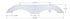 Used Fender Skirt 69 3/8" - Young Farts RV Parts