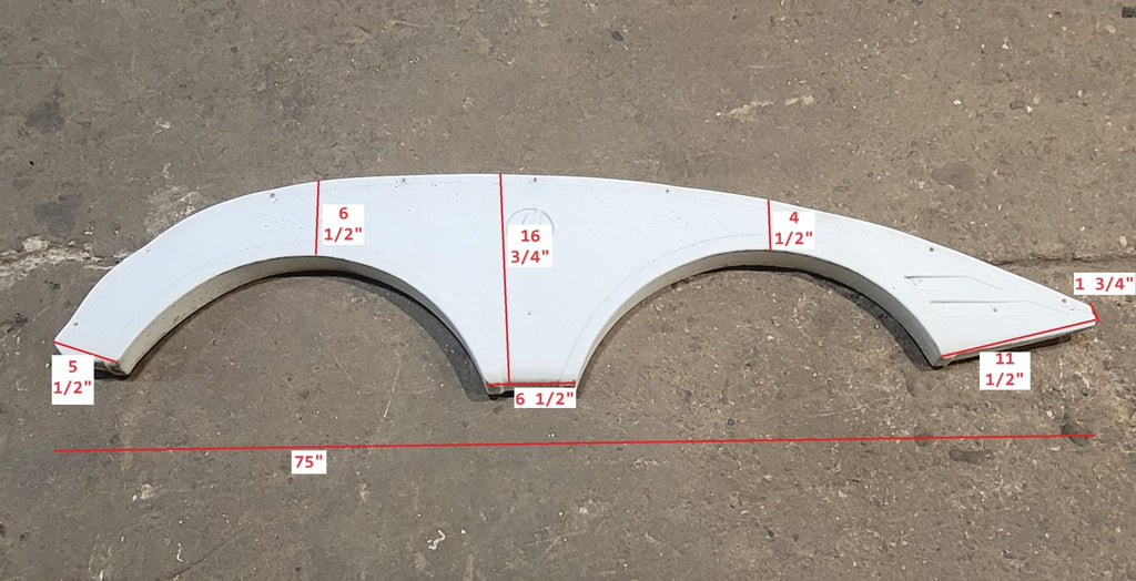 Used Fender Skirt 76" - Young Farts RV Parts