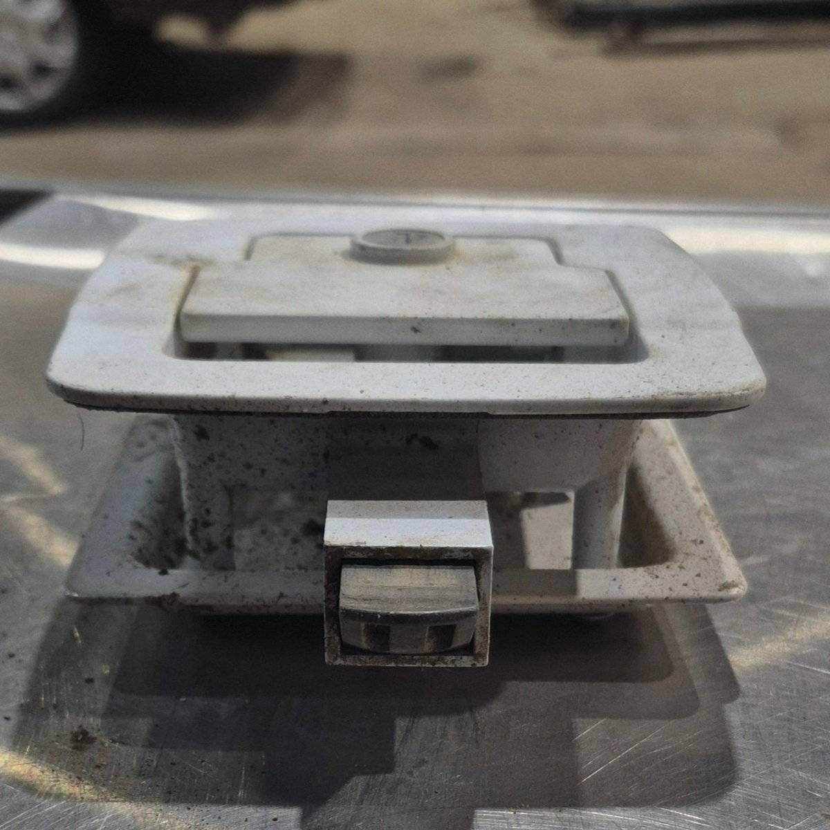 Used FIC Baggage Door Lock Assembly, White - 30205 - 100 - Young Farts RV Parts