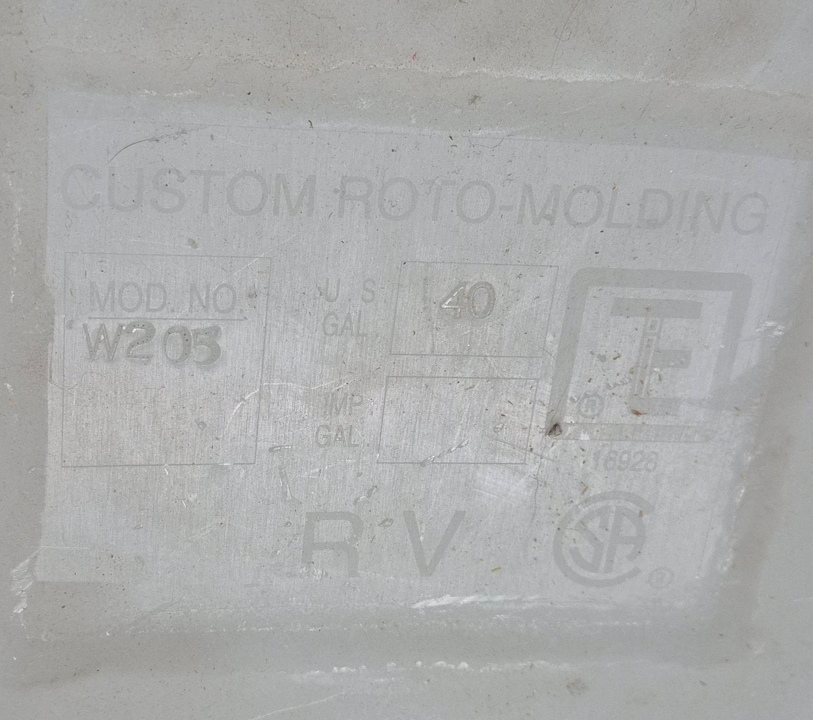Used Fresh Water Tank 10