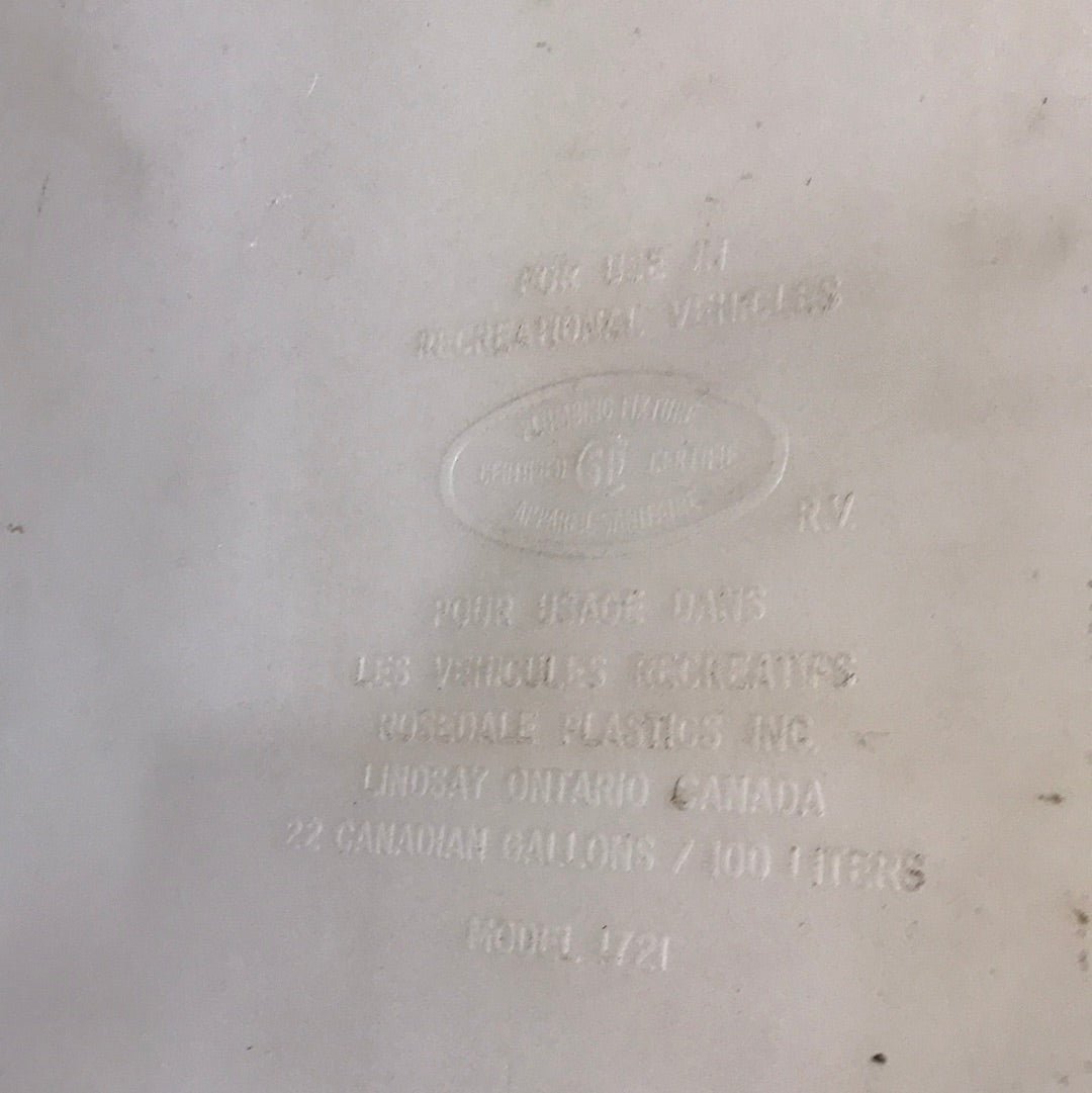 Used Fresh Water Tank 10” x 16” x 42
