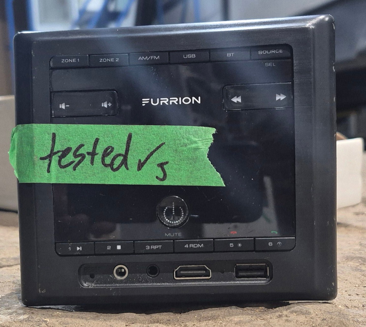 Used Furrion RV Wall Mount Radio DV7200S - Young Farts RV Parts