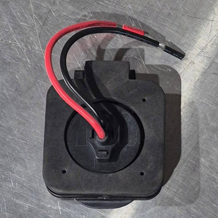 Used Furrion Solar Port Inlet, Black - FSPINS-PB - Young Farts RV Parts