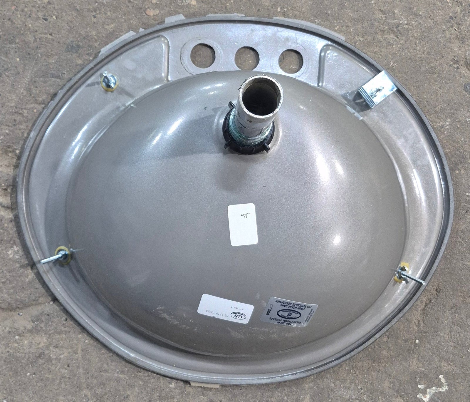 Used Grey Bathroom Sink 19 1/4