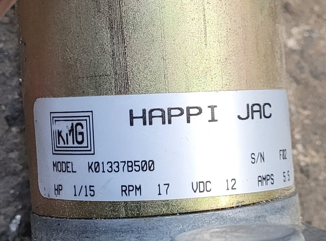 Used Happijac Klauber RV Slide Out Motor K01337B500 - Young Farts RV Parts