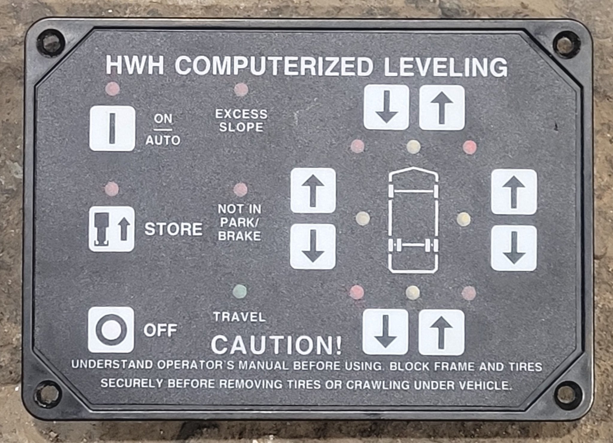 Used HWH Touch Panel Relay System - Hydraulic Leveling Only - RAP1002 - Young Farts RV Parts