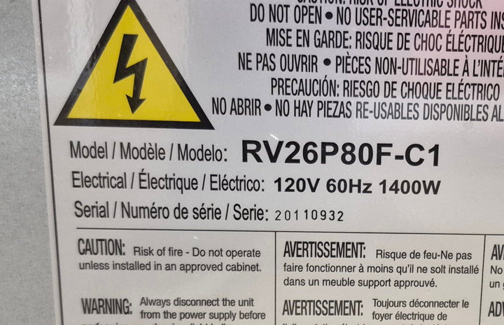 Used INNOFLAME Electric Fireplace - RV26P80F - C1 - Young Farts RV Parts
