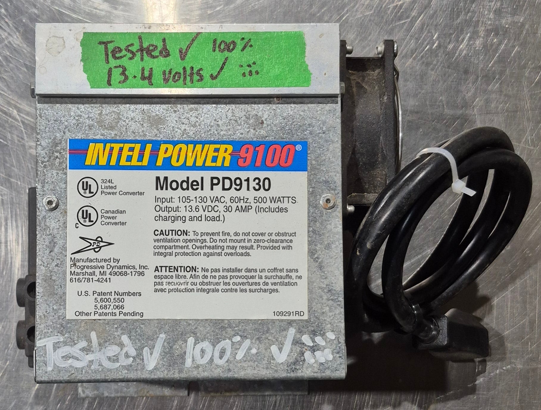 Used Inteli Power Converter Charger, 30 AMP - PD9130 - Young Farts RV Parts