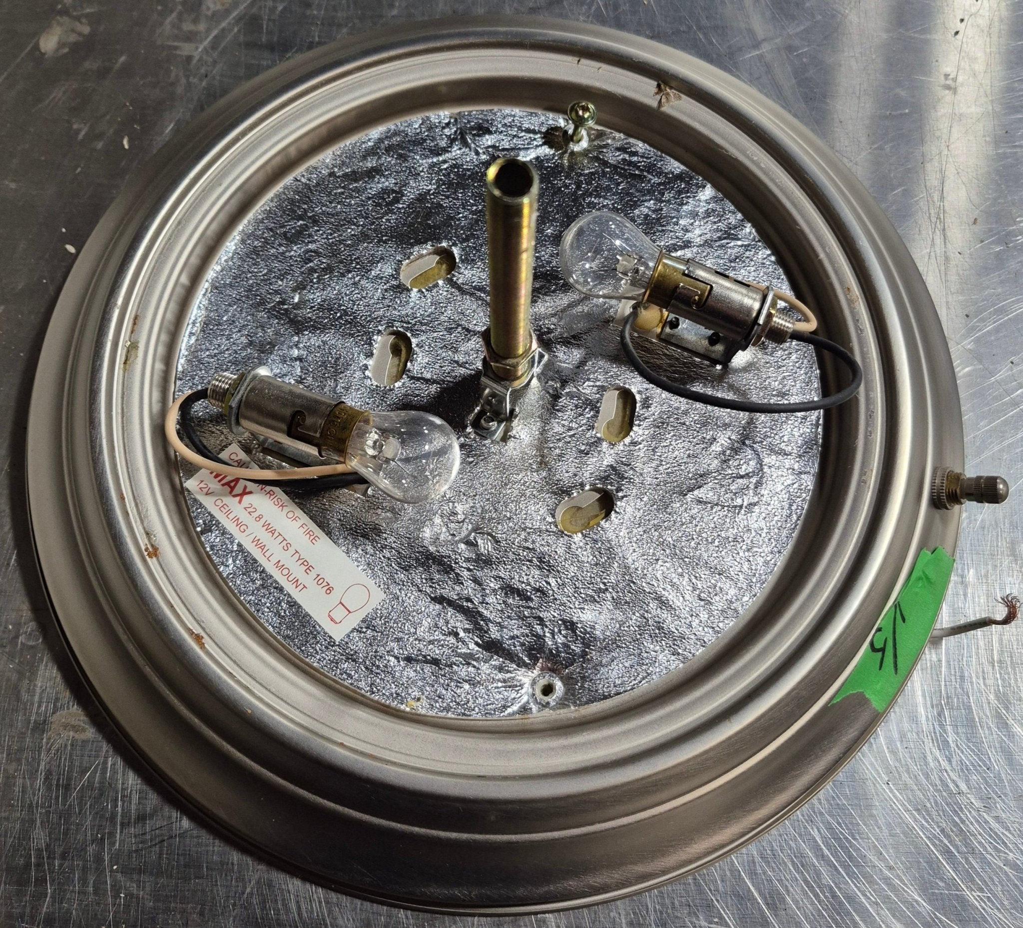 Used Interior Ceiling Mount Light Fixture - Young Farts RV Parts