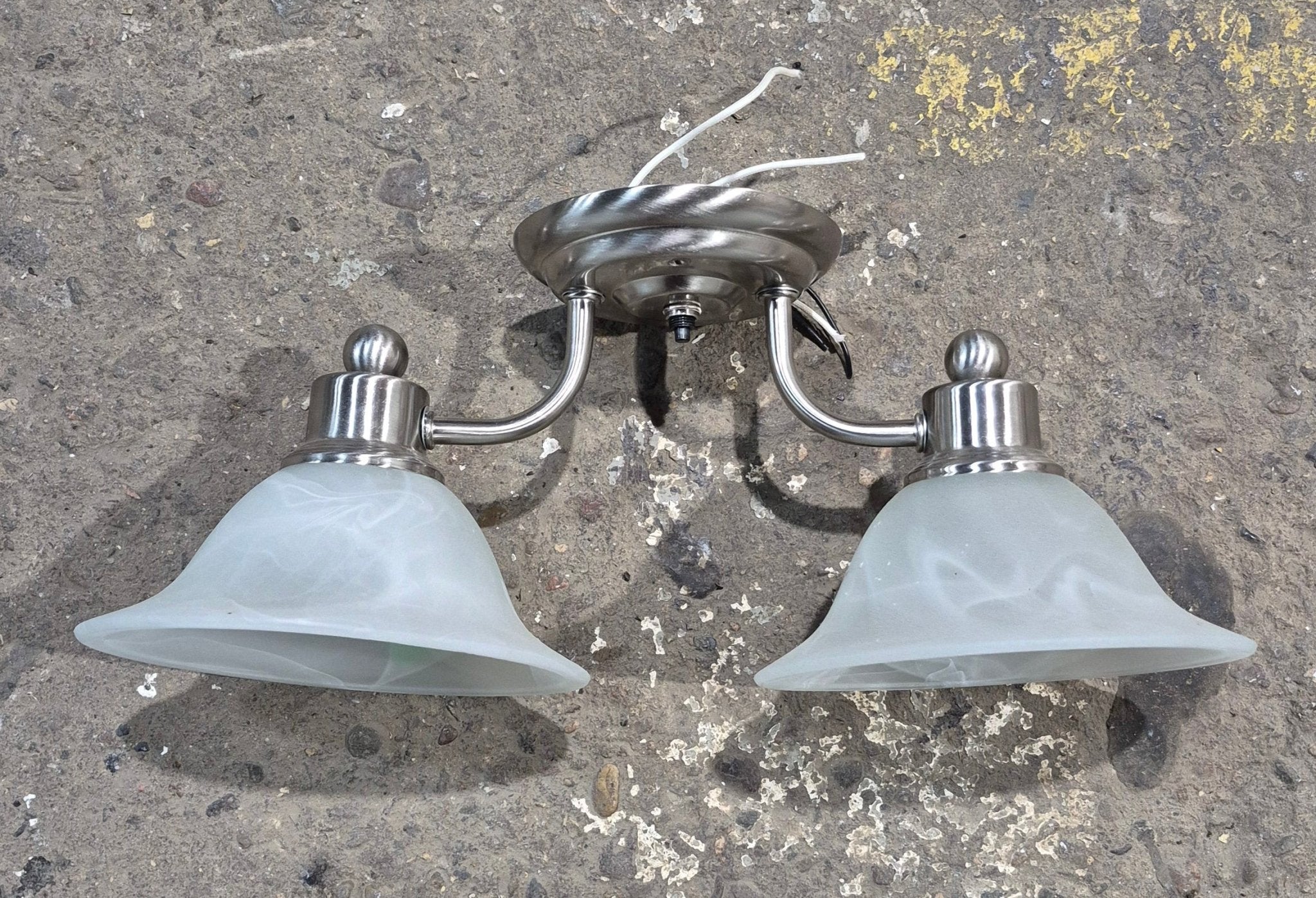 Used Interior Ceiling Mount Light Fixture, With Switch - Young Farts RV Parts