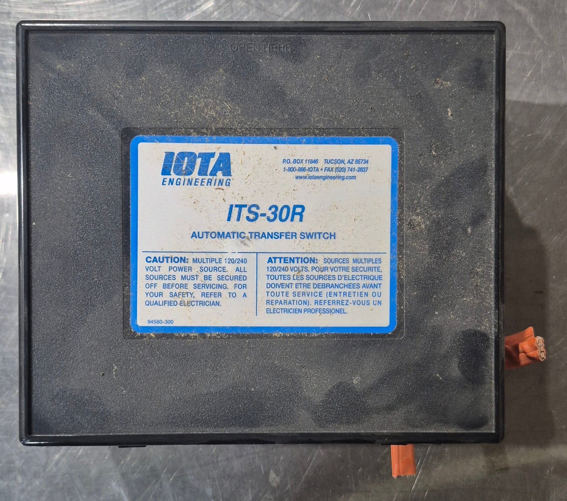 Used IOTA Automatic Transfer Switch - ITS - 30R - Young Farts RV Parts
