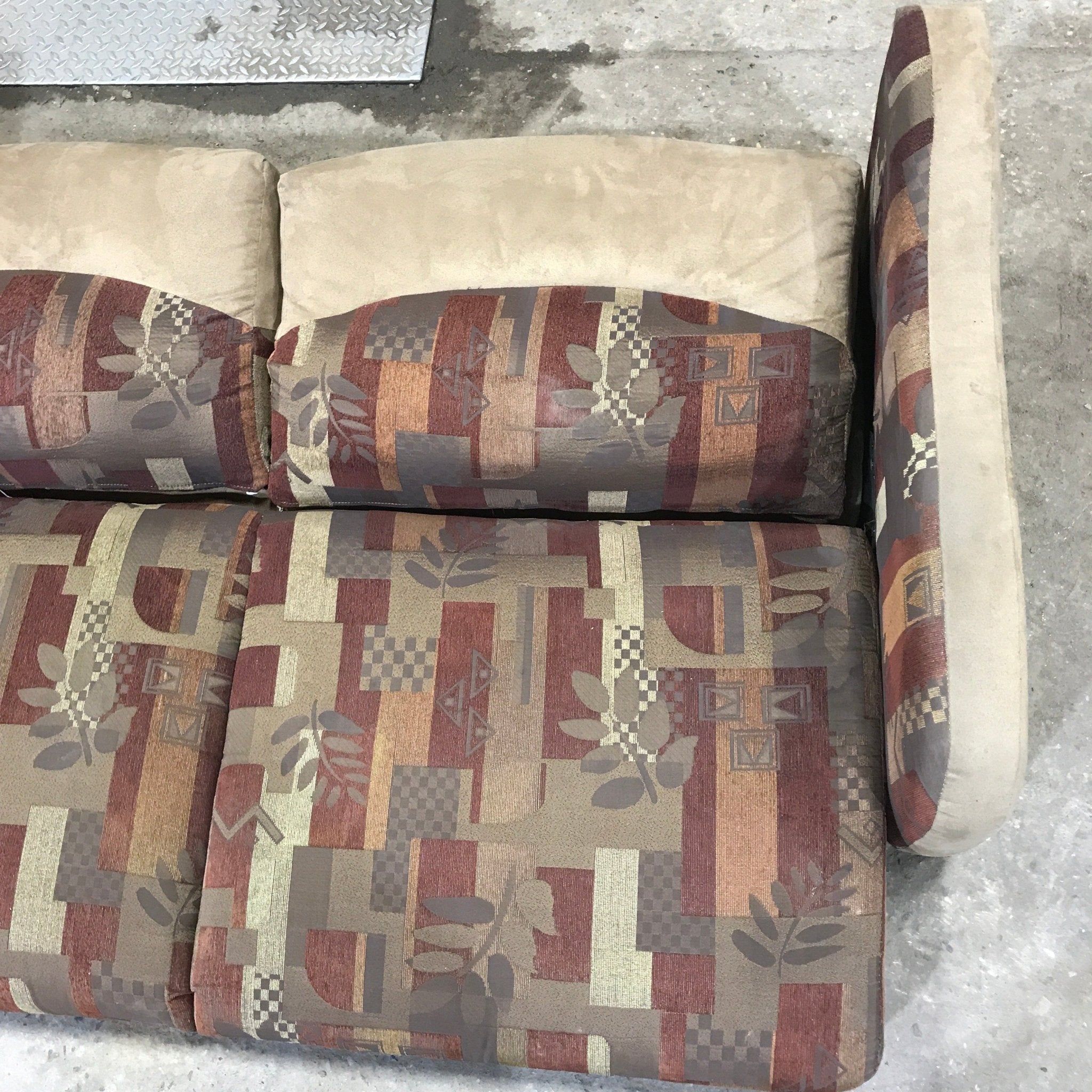 Used Jackknife RV Sofa 62” x 39” - Young Farts RV Parts