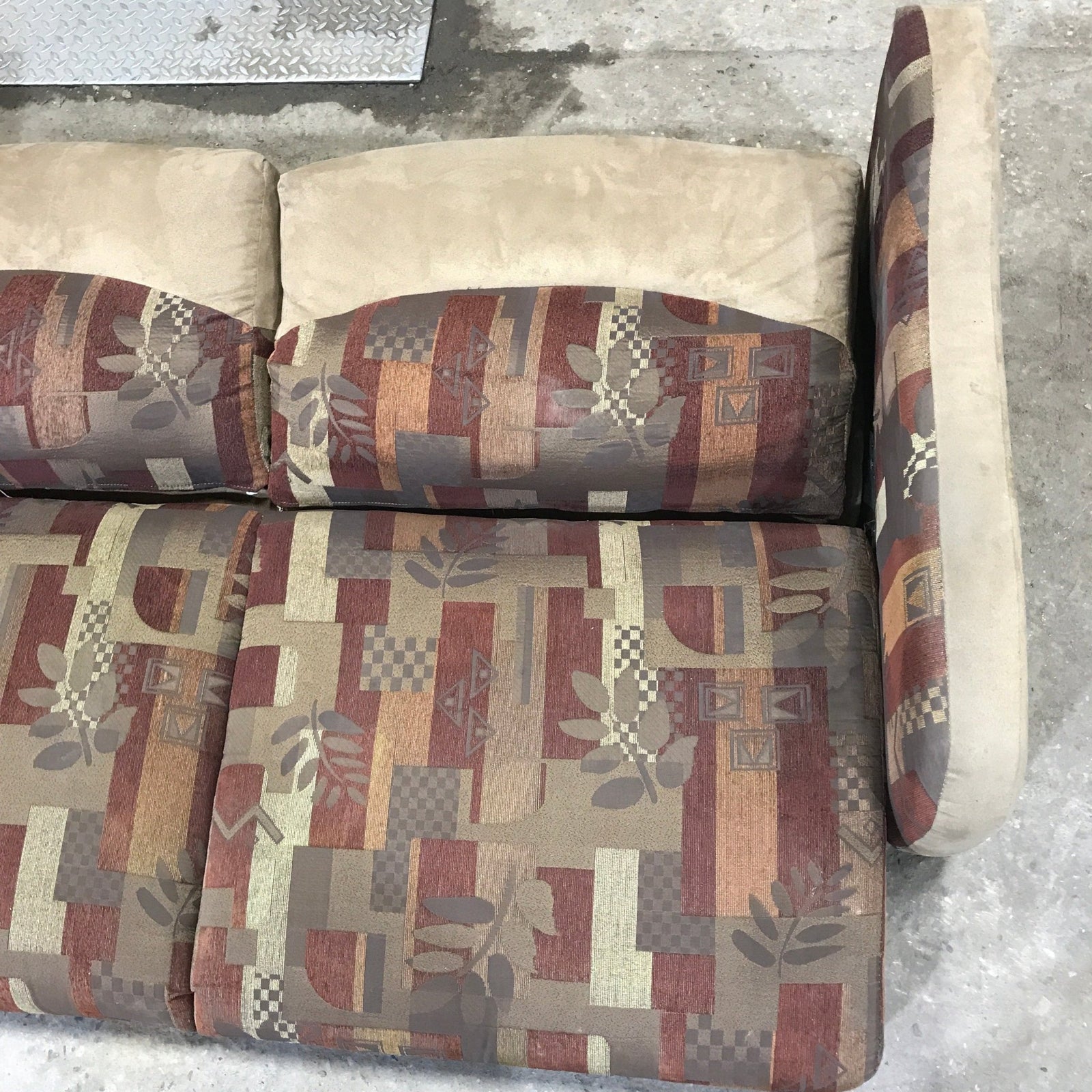 Used Jackknife RV Sofa 62” x 39” - Young Farts RV Parts