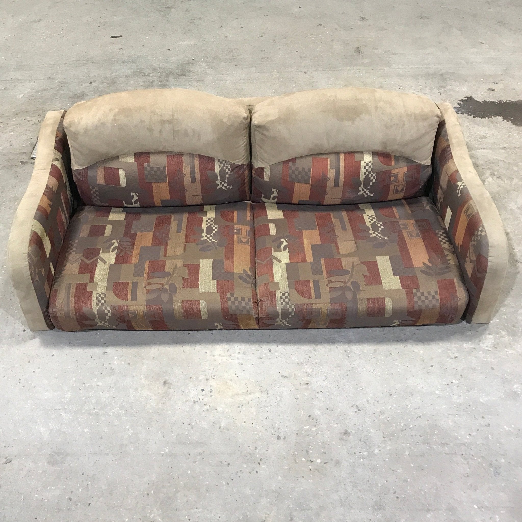 Used Jackknife RV Sofa 62” x 39” - Young Farts RV Parts
