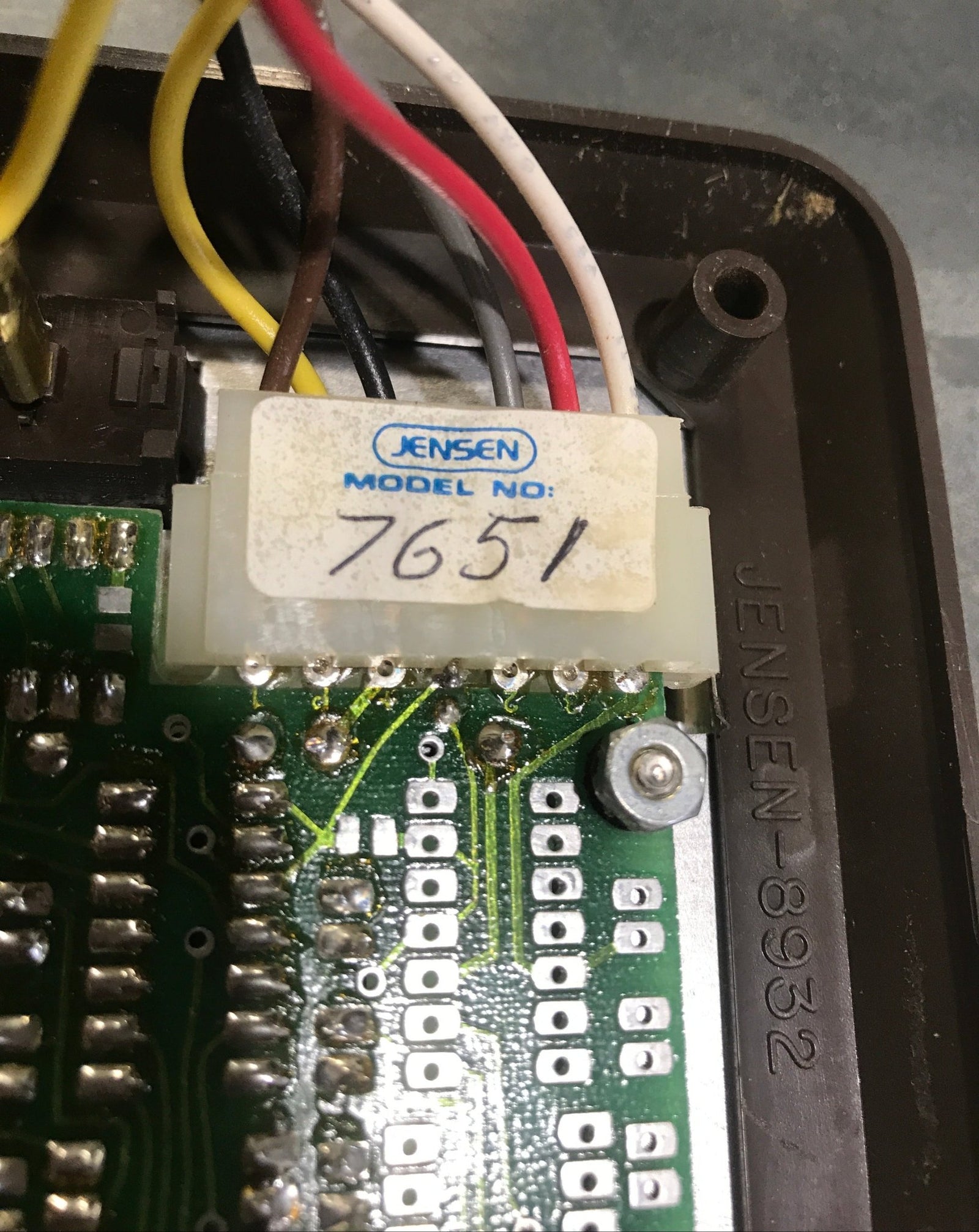 Used Jensen Tank Monitor System Panel - 7651 - Young Farts RV Parts