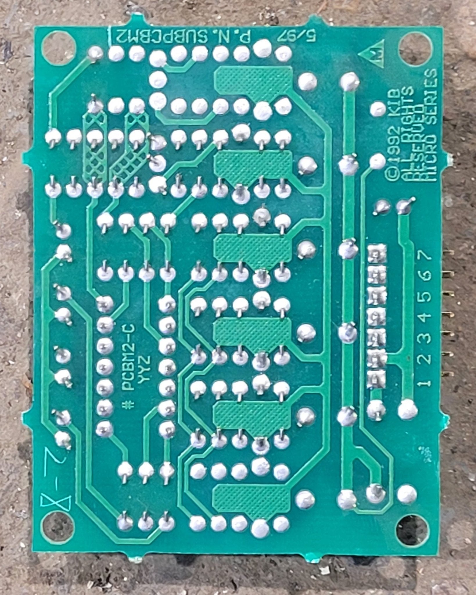 Used KIB Micro Monitor Replacement Circuit Board SUBPCBM2 - Young Farts RV Parts