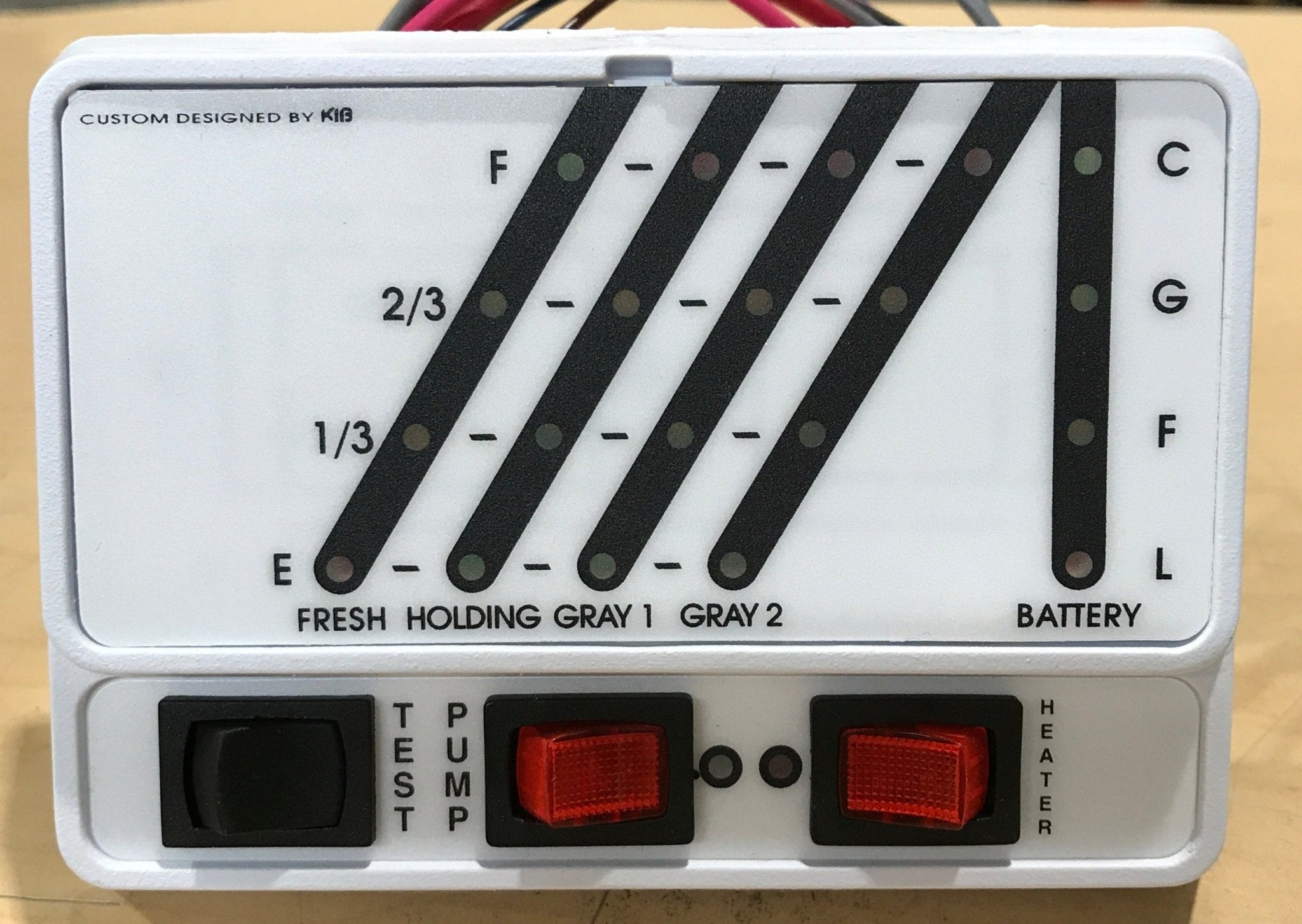 Used KIB Micro Monitor SUBPCBM2 - White - Young Farts RV Parts