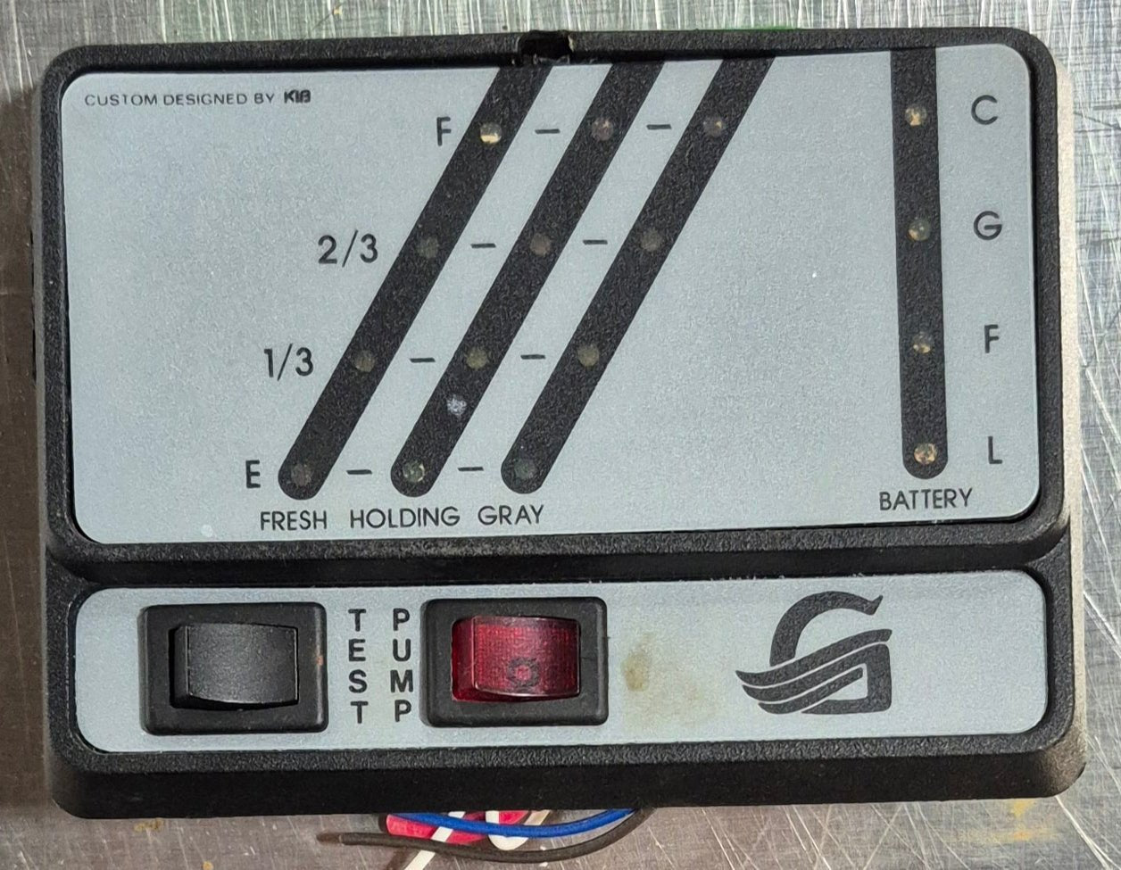 Used KIB Systems Monitor Control Panel PCBK4 - Young Farts RV Parts