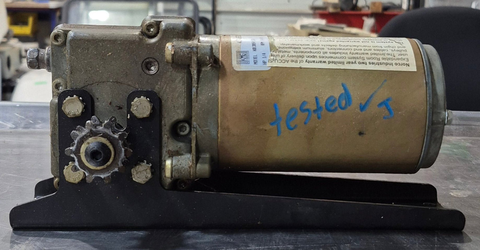 Used Klauber RV Slide Out Motor - K01385A150 - Young Farts RV Parts