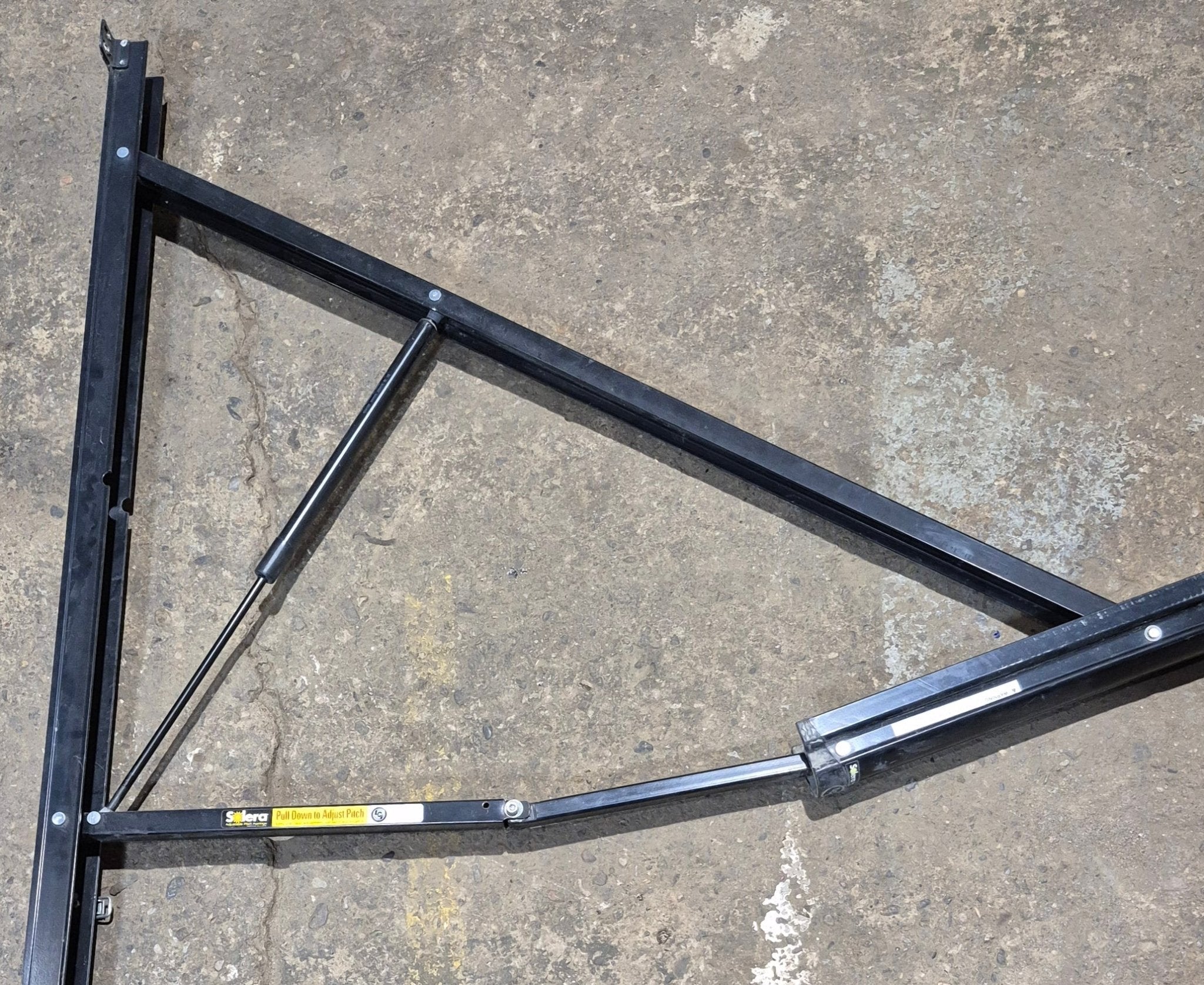 Used Lippert Solera 3000 Power Awning Arm, LH Idler (Non - Power Side) Tall, 64", Pitched - 266169 - Young Farts RV Parts