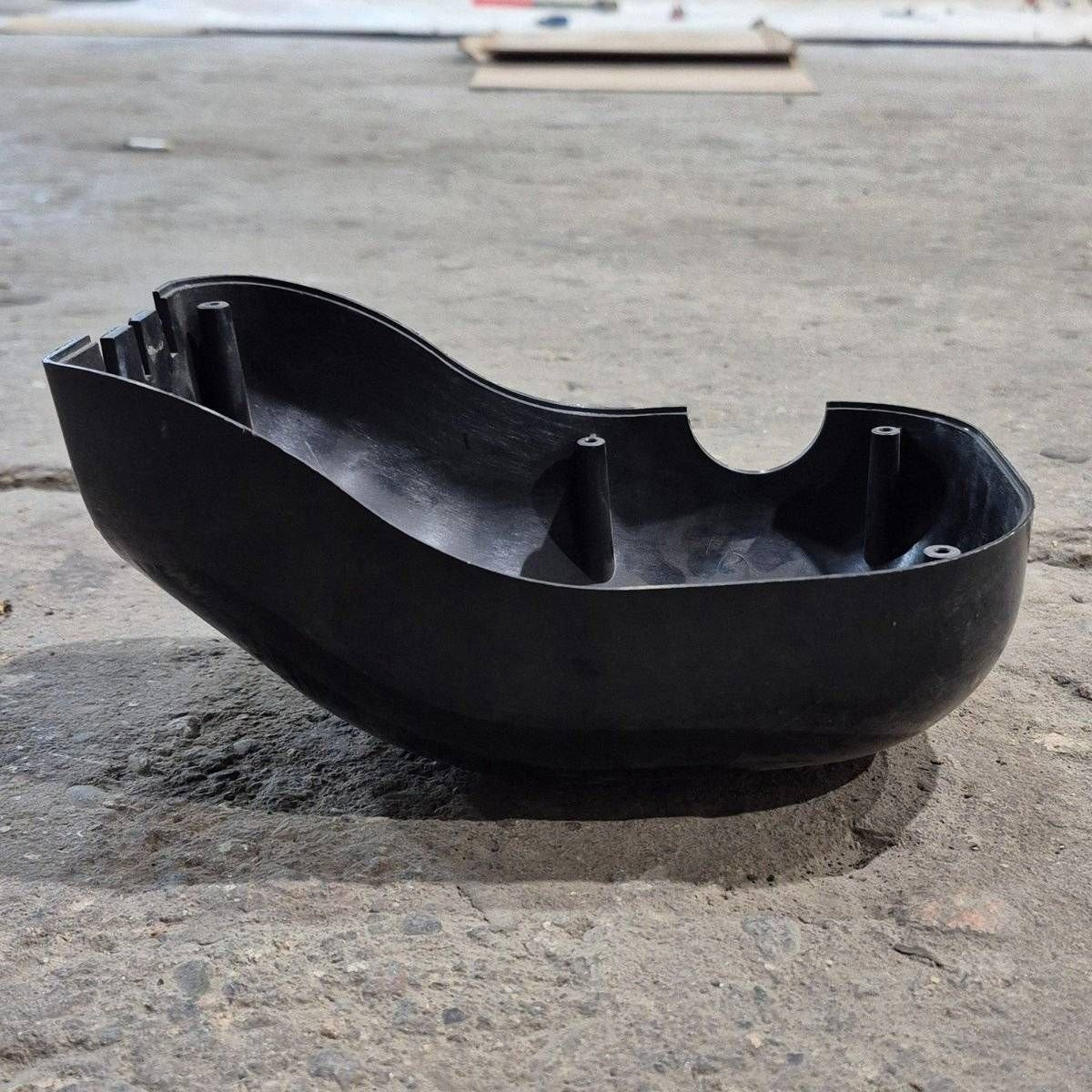 Used Lippert Solera Cover, Front Side, Idler/ Rear, Black - 289566 - Young Farts RV Parts