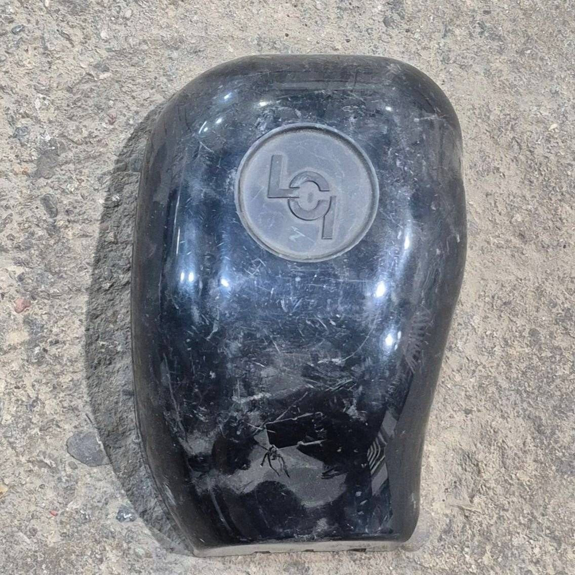 Used Lippert Solera Cover, Front Side, Idler/ Rear, Black - 289566 - Young Farts RV Parts