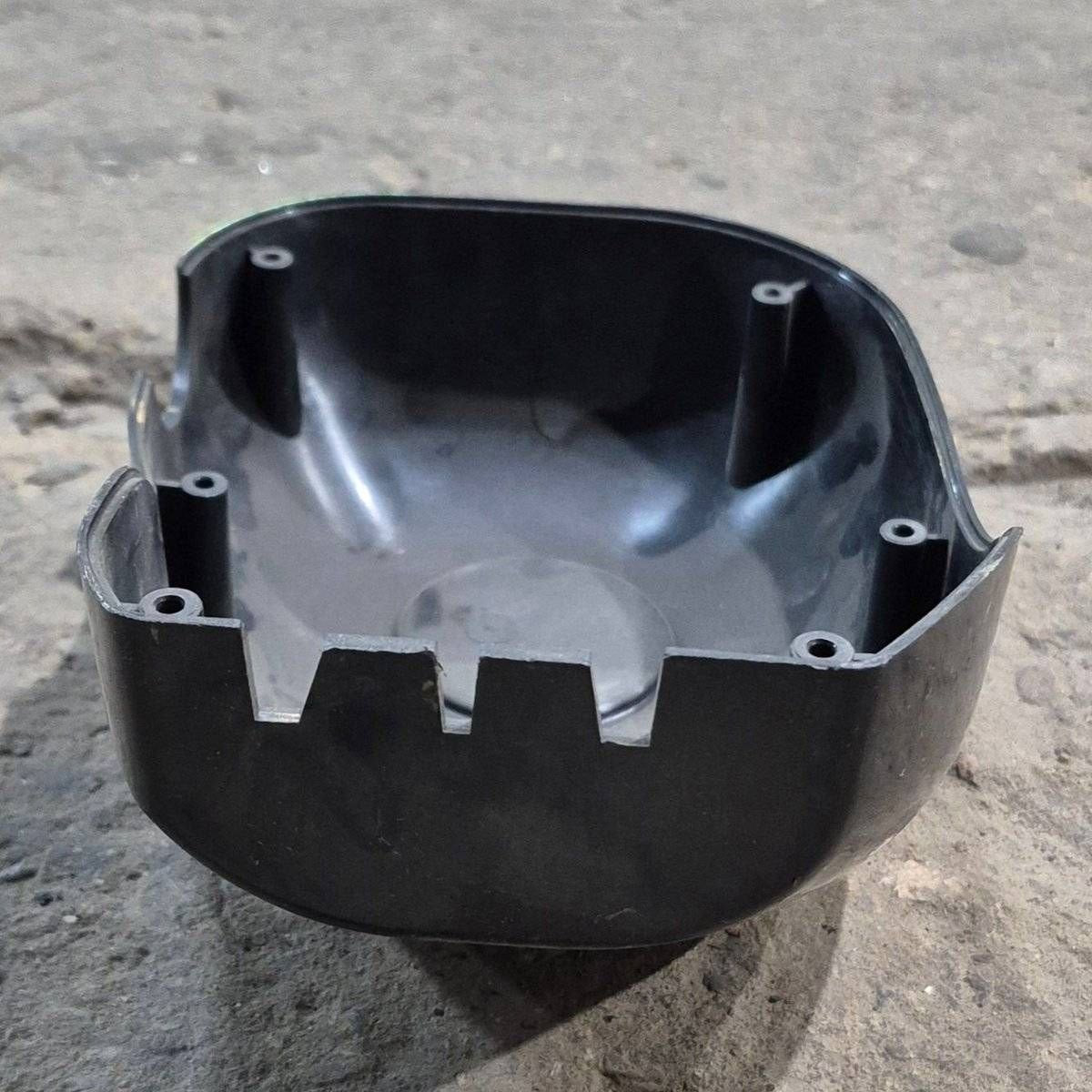 Used Lippert Solera Cover, Front Side, Idler/ Rear, Black - 289566 - Young Farts RV Parts