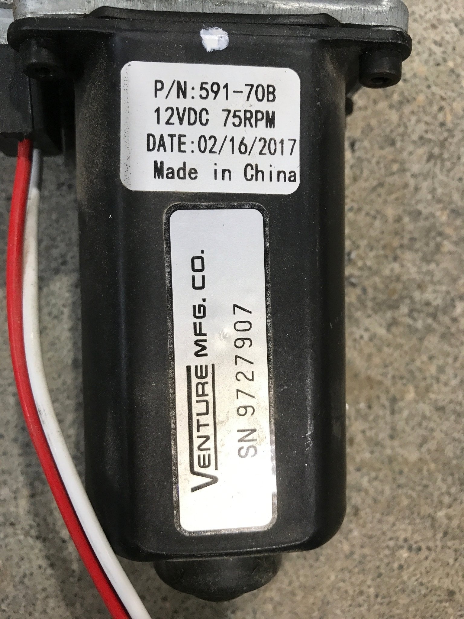 Used Lippert Solera Replacement Motor - Young Farts RV Parts