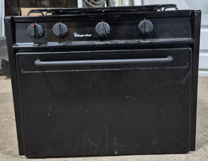 Used Magic Chef 3 Burner RV Range / Cooktop - CLY1631BDB - Young Farts RV Parts