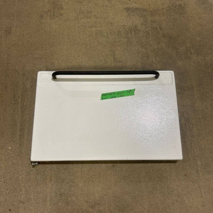 Used Magic Chef Oven Door 2401F12671 (WHITE FACEPLATE) - Young Farts RV Parts