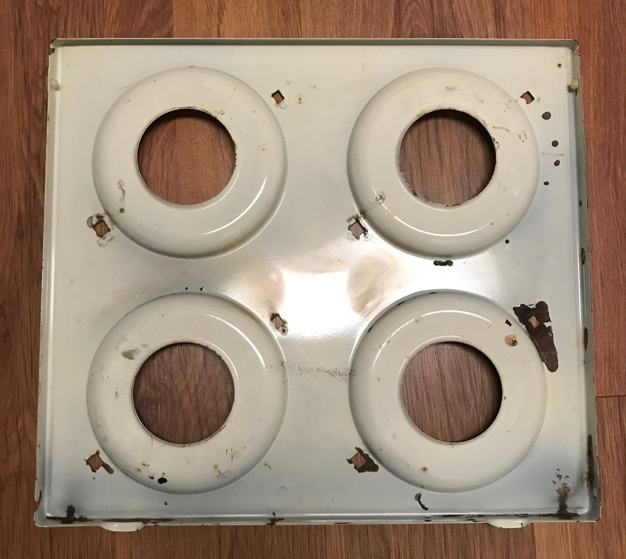 Used Magic Chef Oven Metal Main Top Almond 12001571 - Young Farts RV Parts