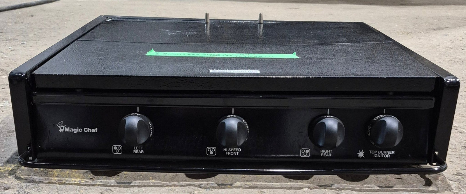 Used Magic Chef RV Range / Cooktop, 3 Burner - CLZ8560ADB - Young Farts RV Parts
