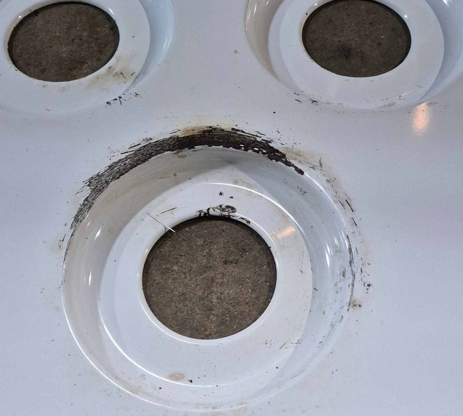 Used Magic Chef Stove Metal Main Top, White - 74001333 - Young Farts RV Parts